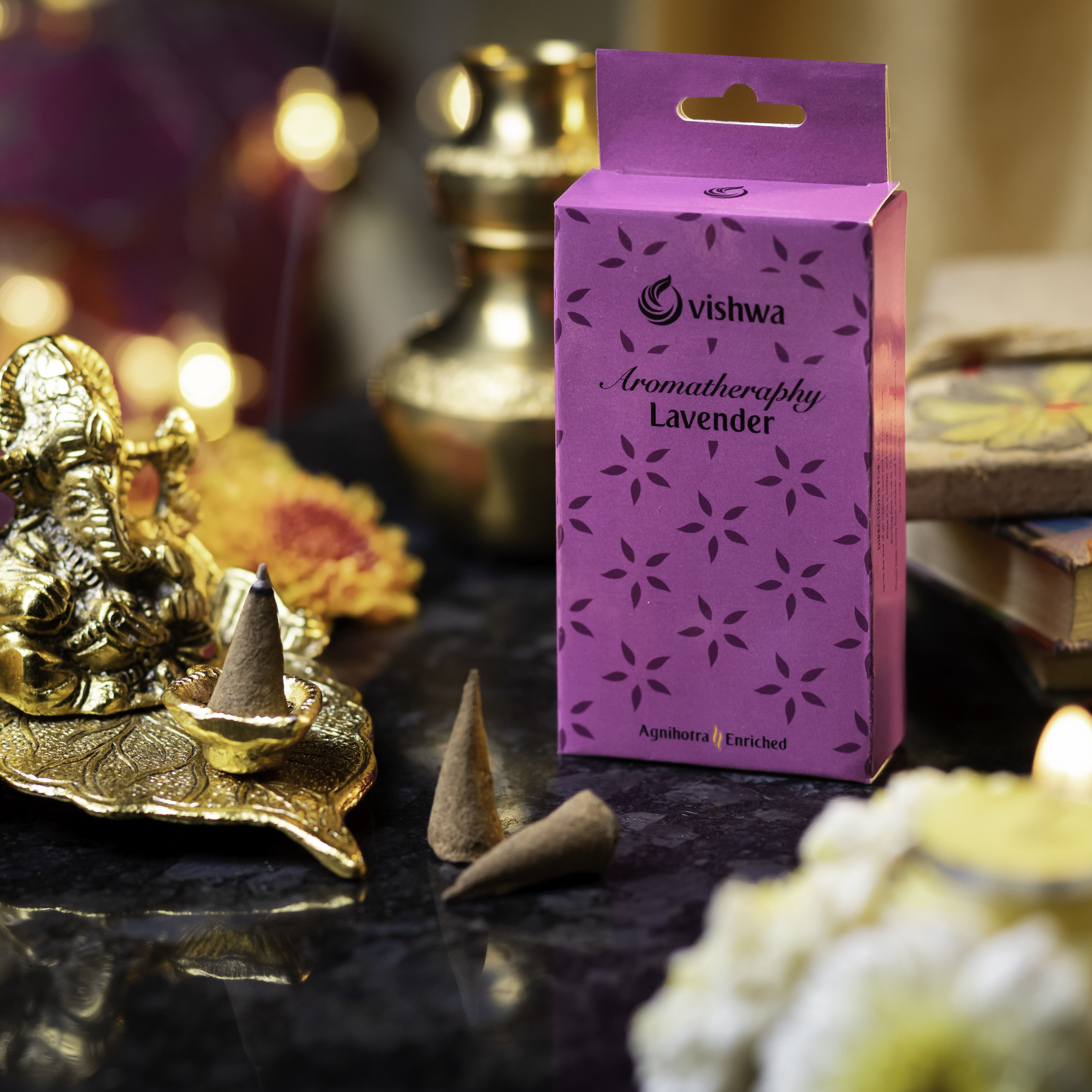 Aromatherapy Incense Cone - Lavender  5