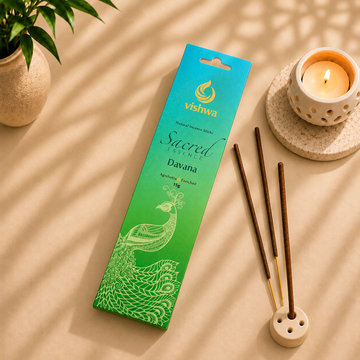 Sacred Essence Incense Sticks- Davana 2