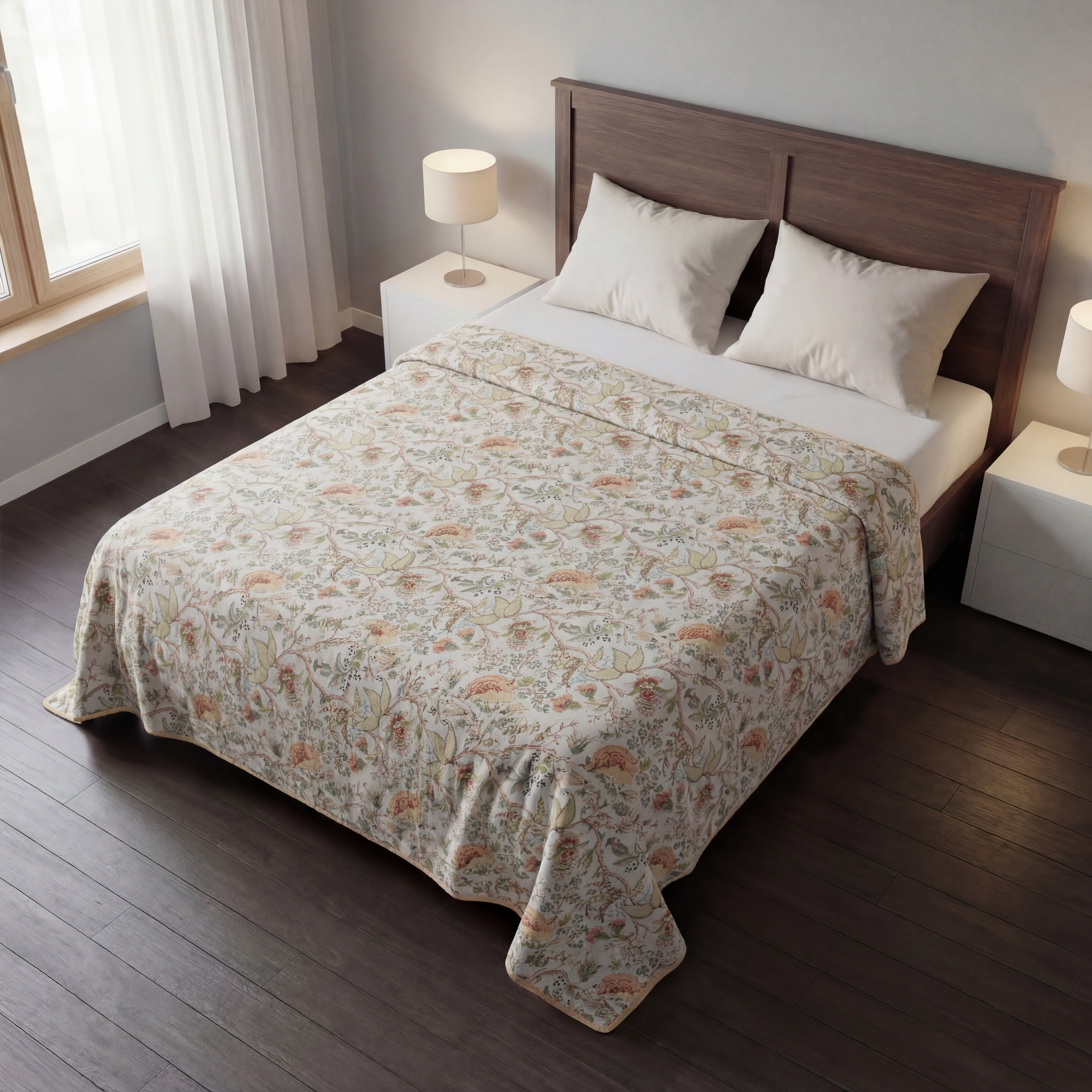 Vintage Floral Handcrafted Dohar (Double) 3