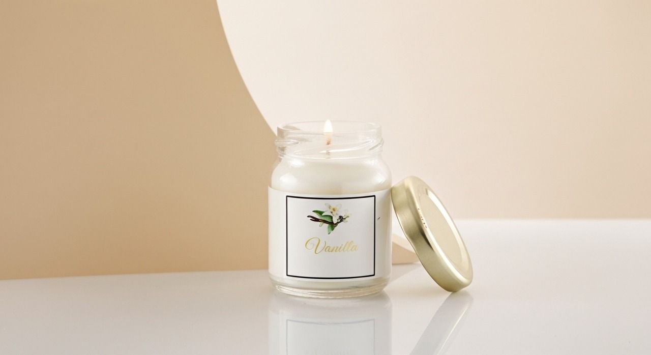 Vanilla Bliss Scented Candle 4