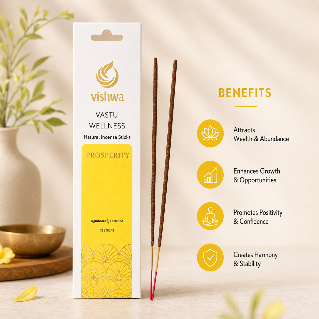 Vastu Wellness Incense Sticks- Prosperity 3