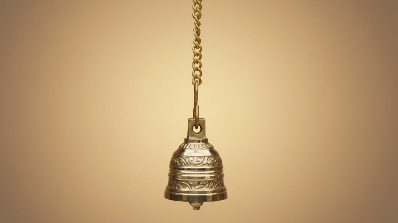 Brass Hanging Temple Bell