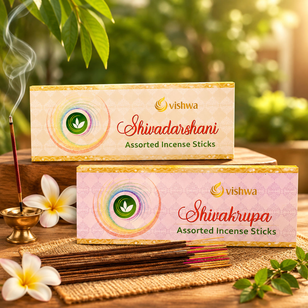 Assorted Incense Sticks Bundle - Shivadarshani + Shivakrupa