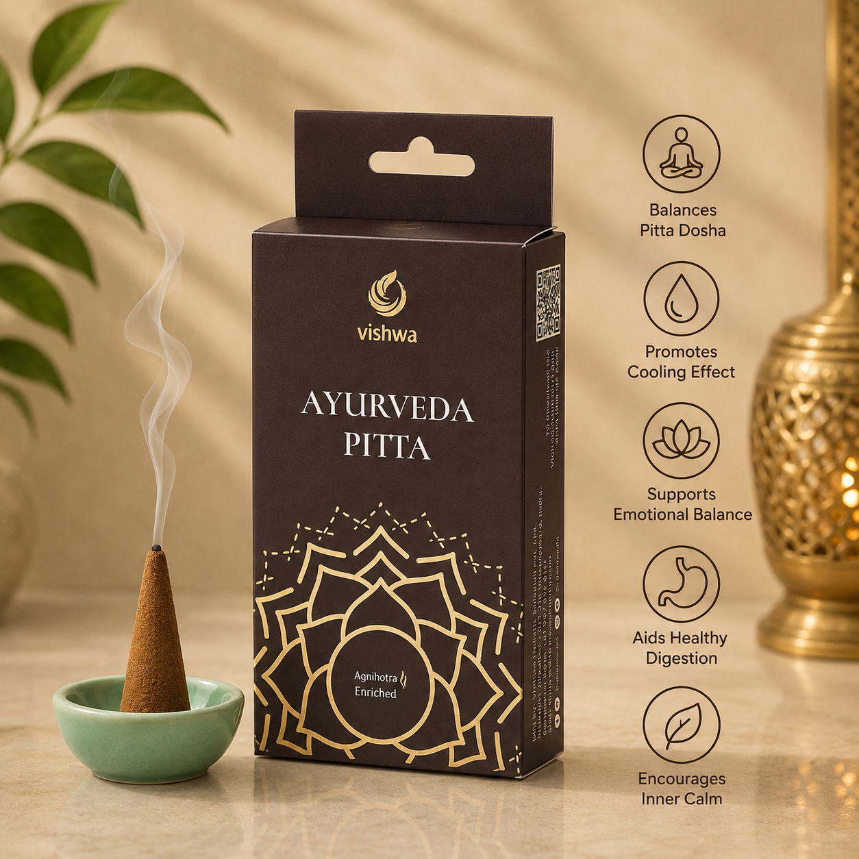 Ayurveda Incense Cones - Pitta 4