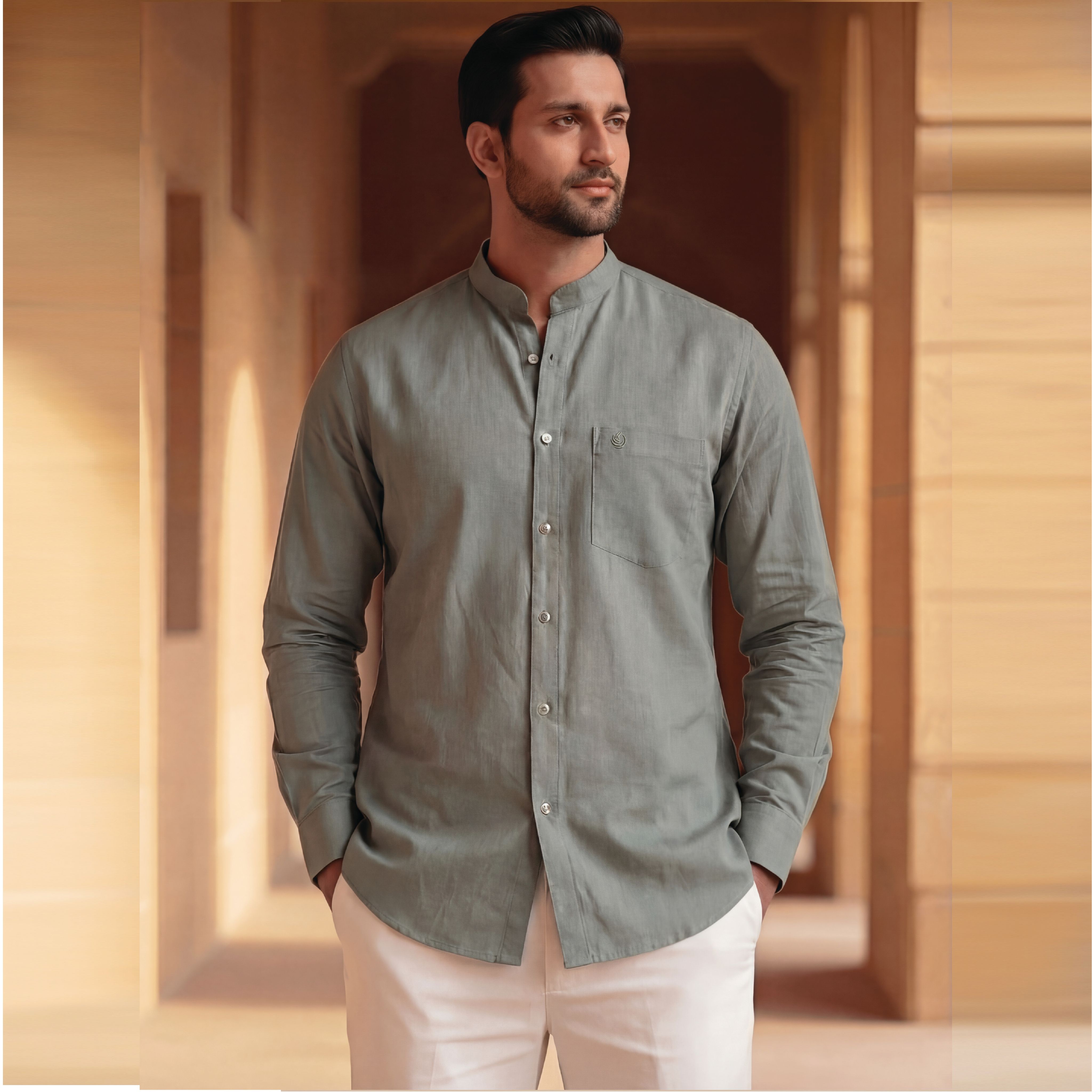 Pistachio Green - Men's Shirt 3