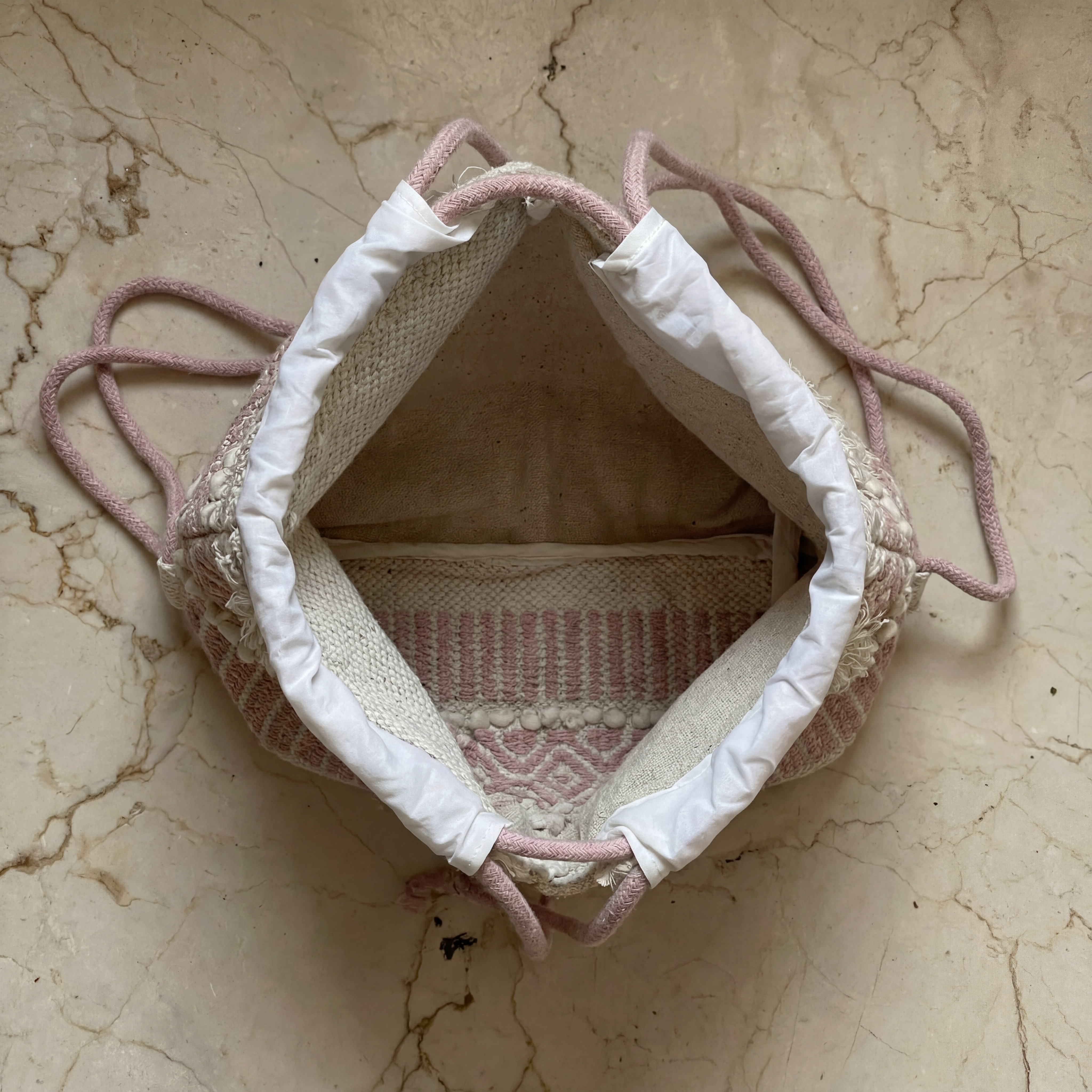 Blush Boho Fringe Backpack 5