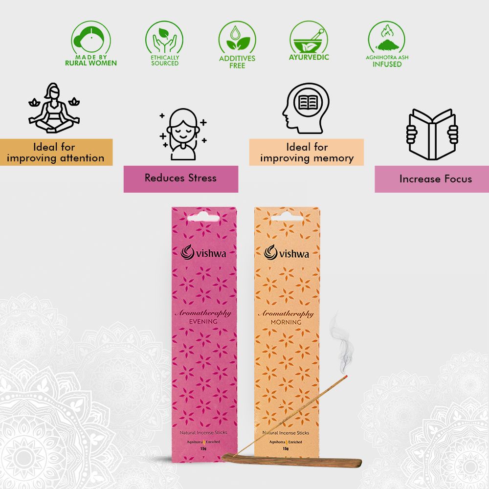Premium Incense Sticks Bundle - Aromatherapy - (Morning + Evening) 2