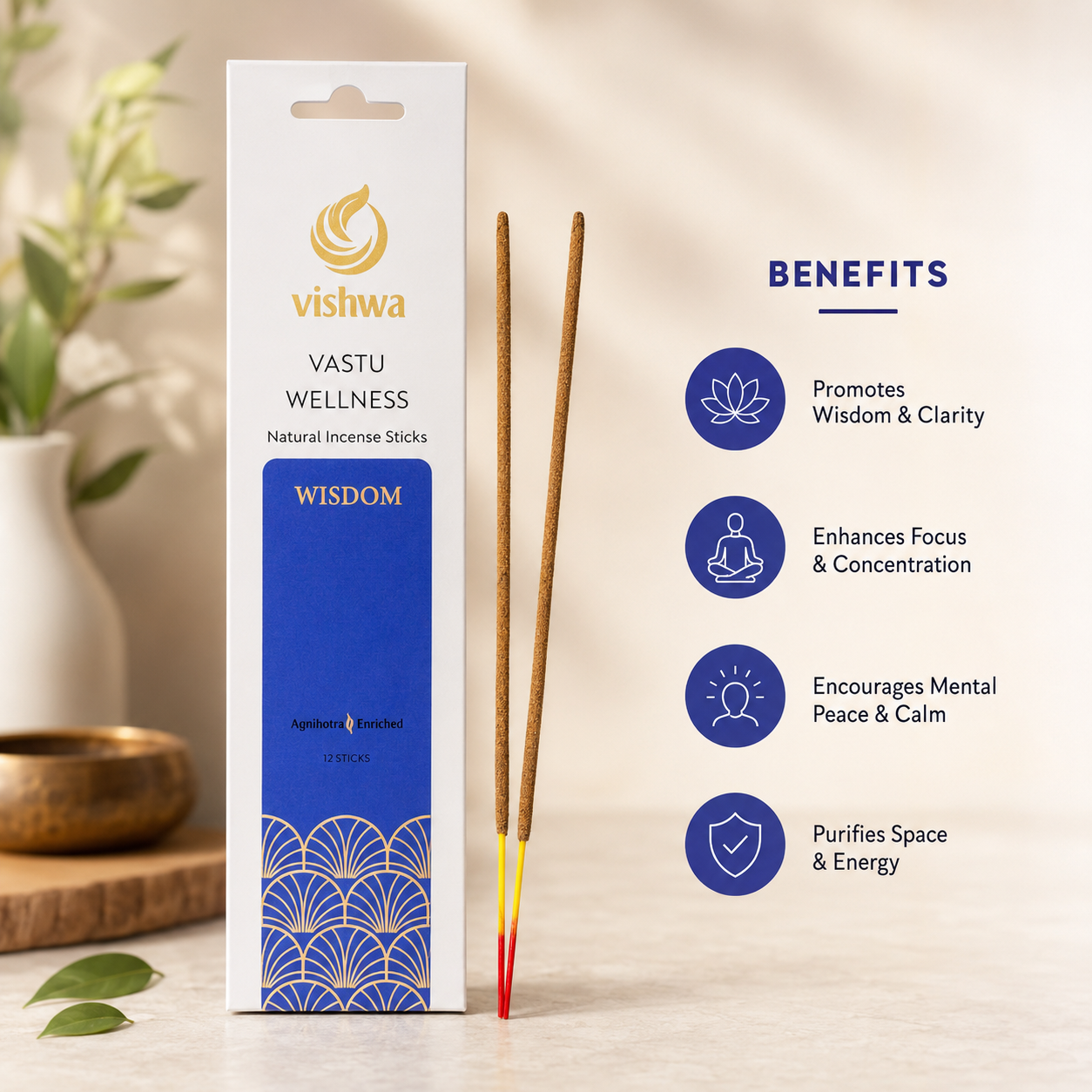 Vastu Wellness Incense Sticks - Wisdom 3
