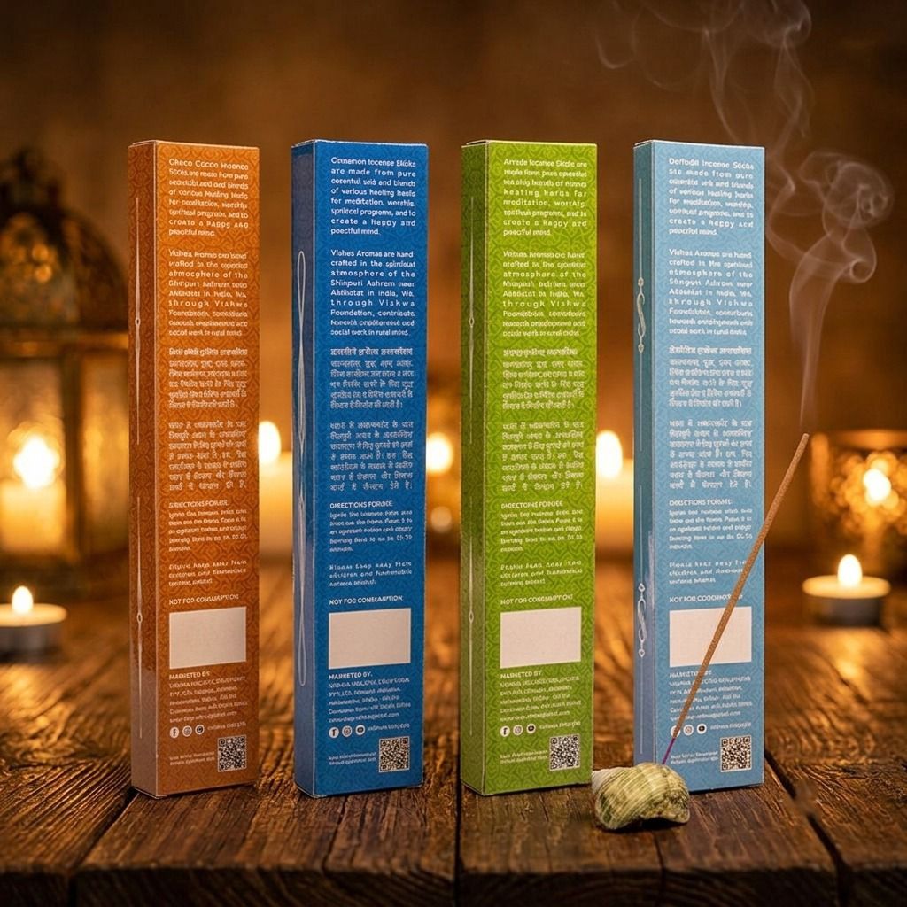 Incense Sticks Bundle - Exotic - ( Choco Cocoa + Cinnamon + Daffodil + Arruda ) 2