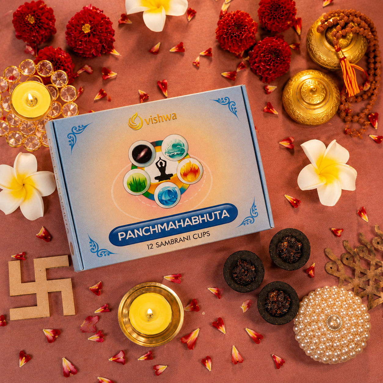 Sambrani Havan Cups- Panchamahabhuta 3
