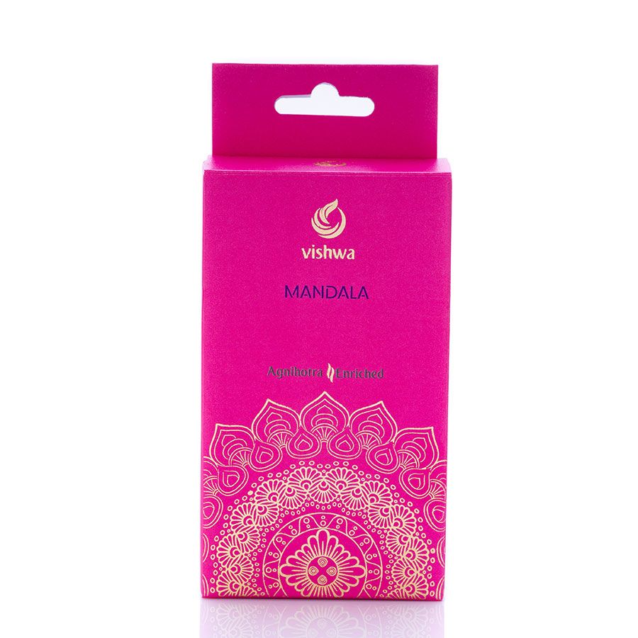 Mandala Incense Cones - Pink  3