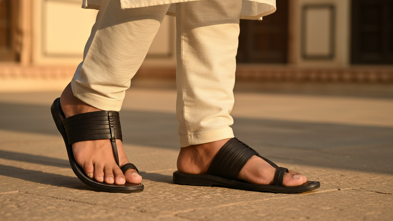 Royal Brown Kolhapuri Chappals 4