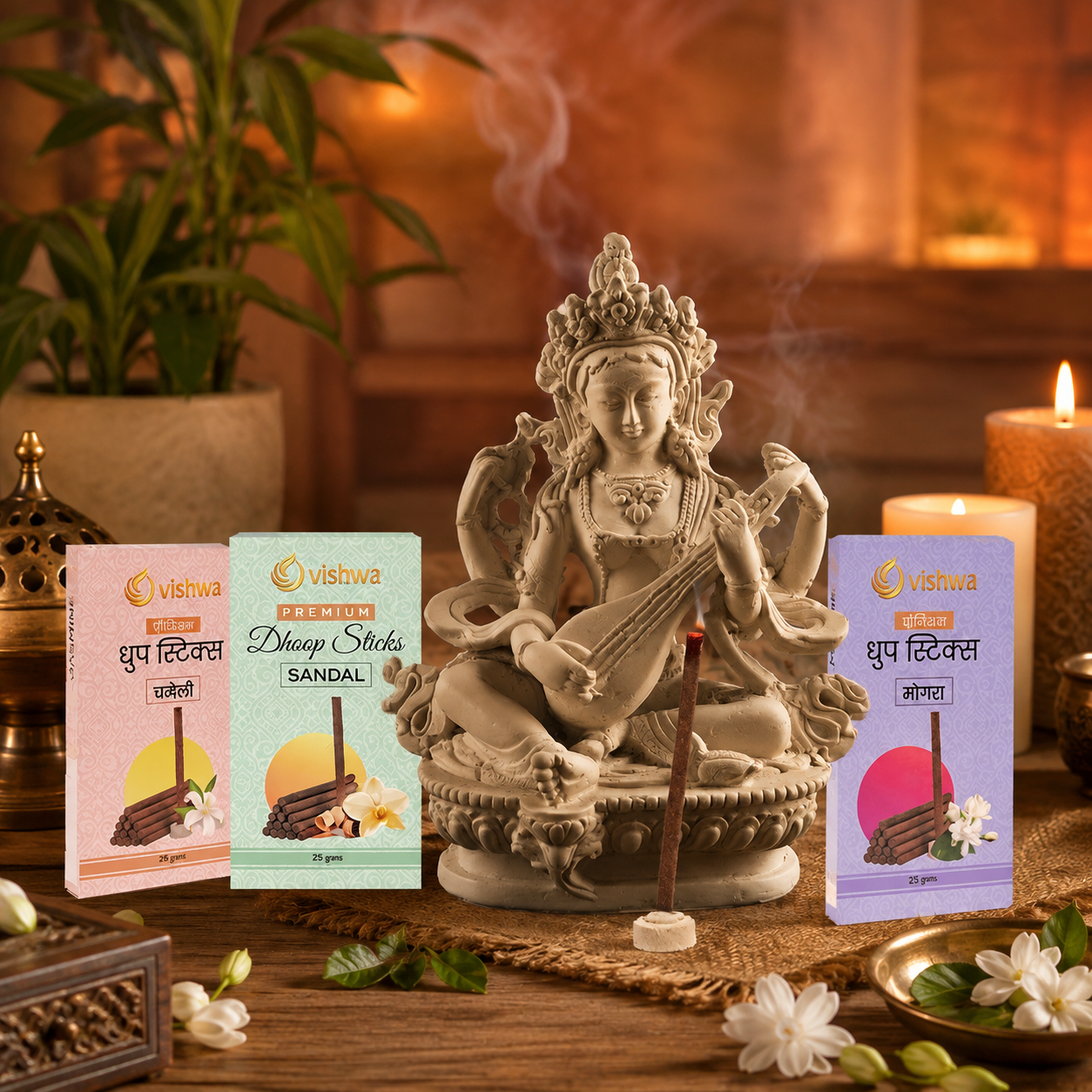 Dhoop Sticks Bundle - Prayer - ( Guggal + Sandal + Havan )