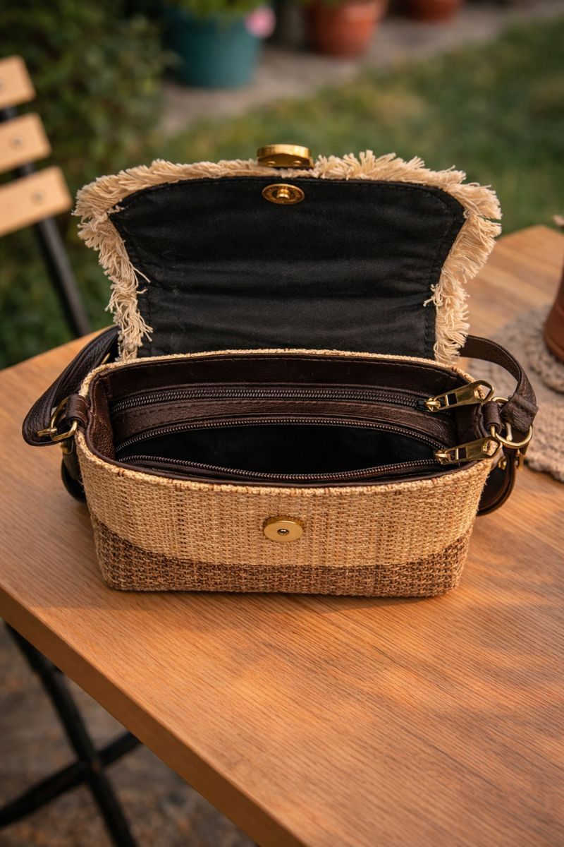 Noir Bloom Handcrafted Sling Bag 4