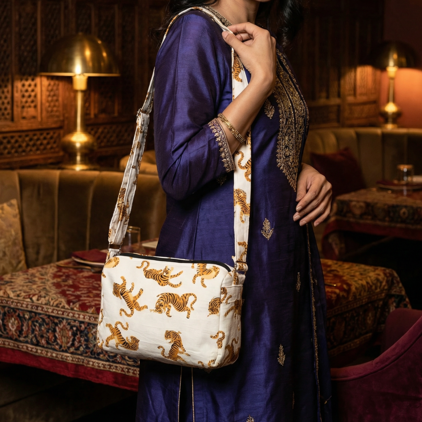 Animal Printed Sling Bag 2