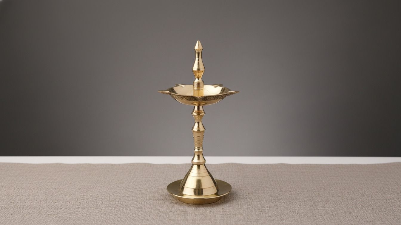 Traditional Brass Deepam / Samai  5