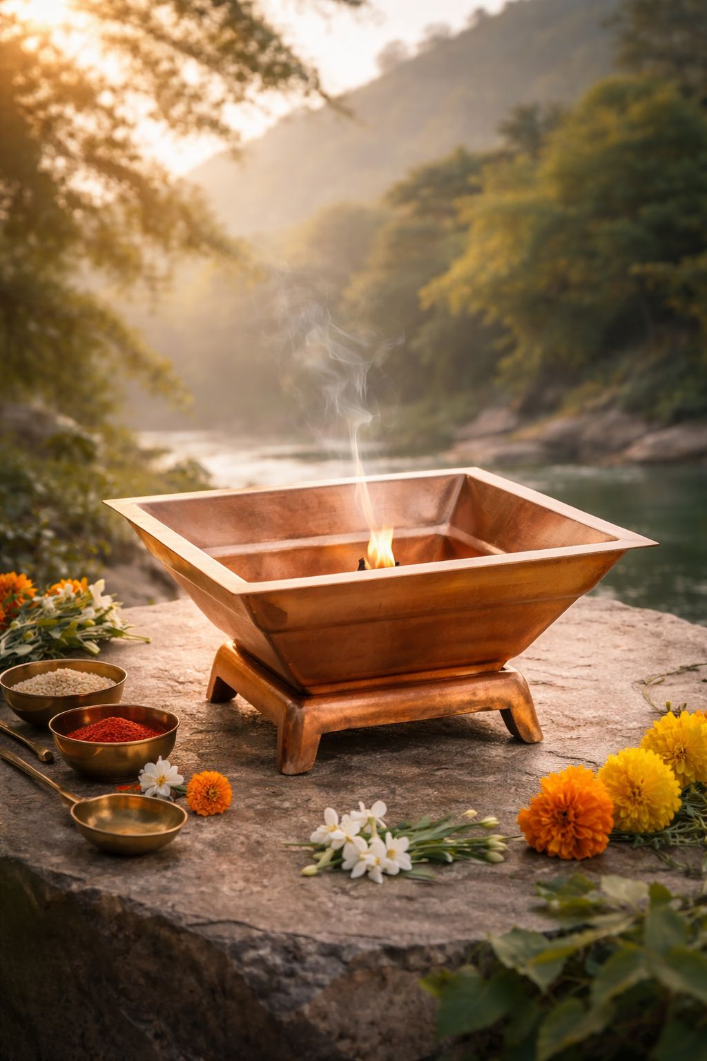 Agnihotra Copper Stand  2