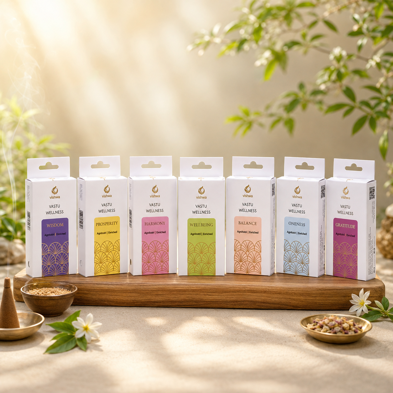 Vastu Wellness Incense Cones - Wisdom 5