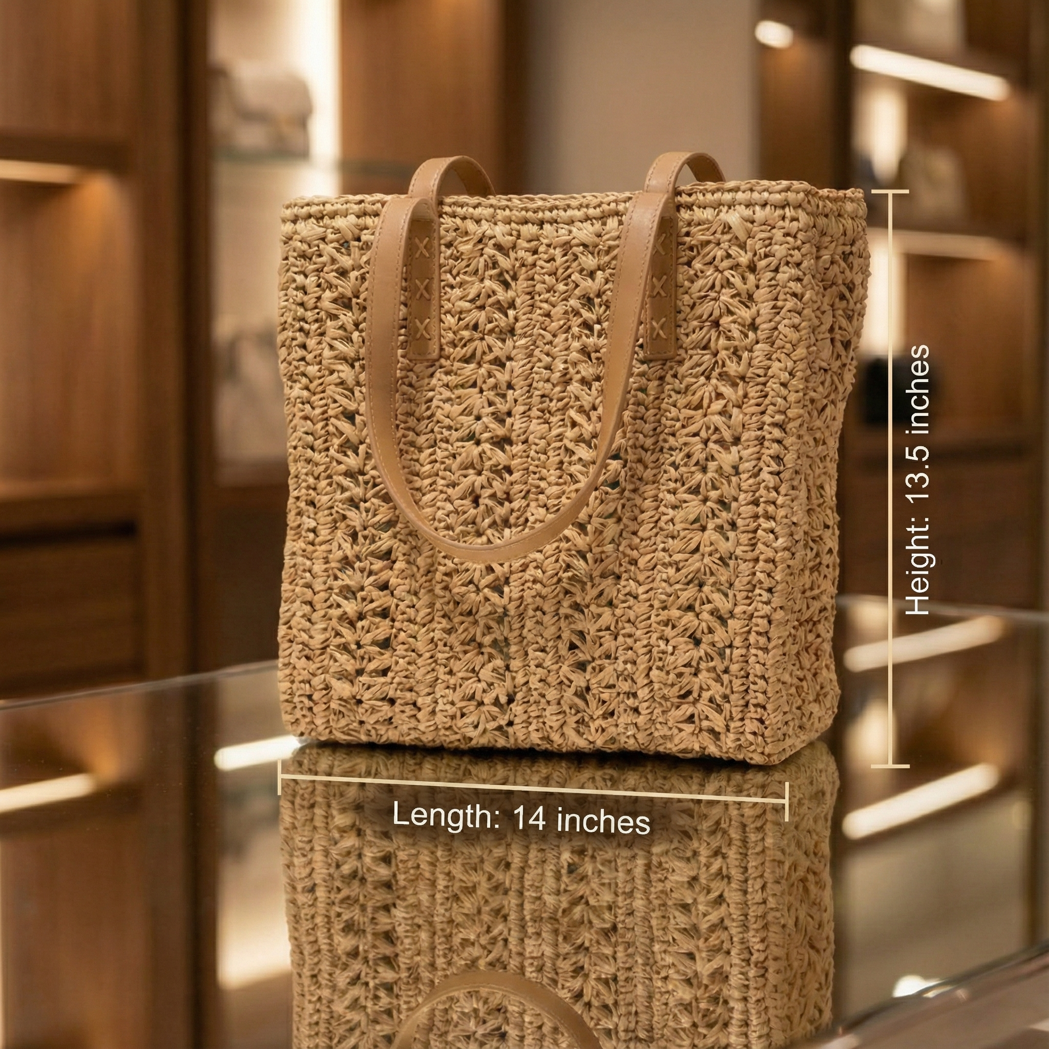 Rustic Weave Handcrafted Tote 2