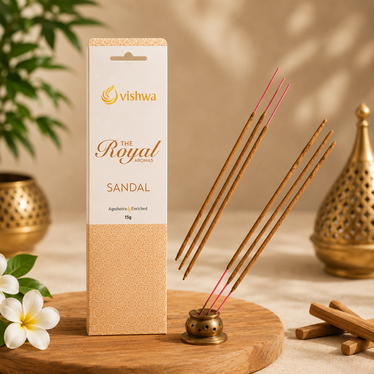 Royal Aromas Incense Sticks - Sandal 4