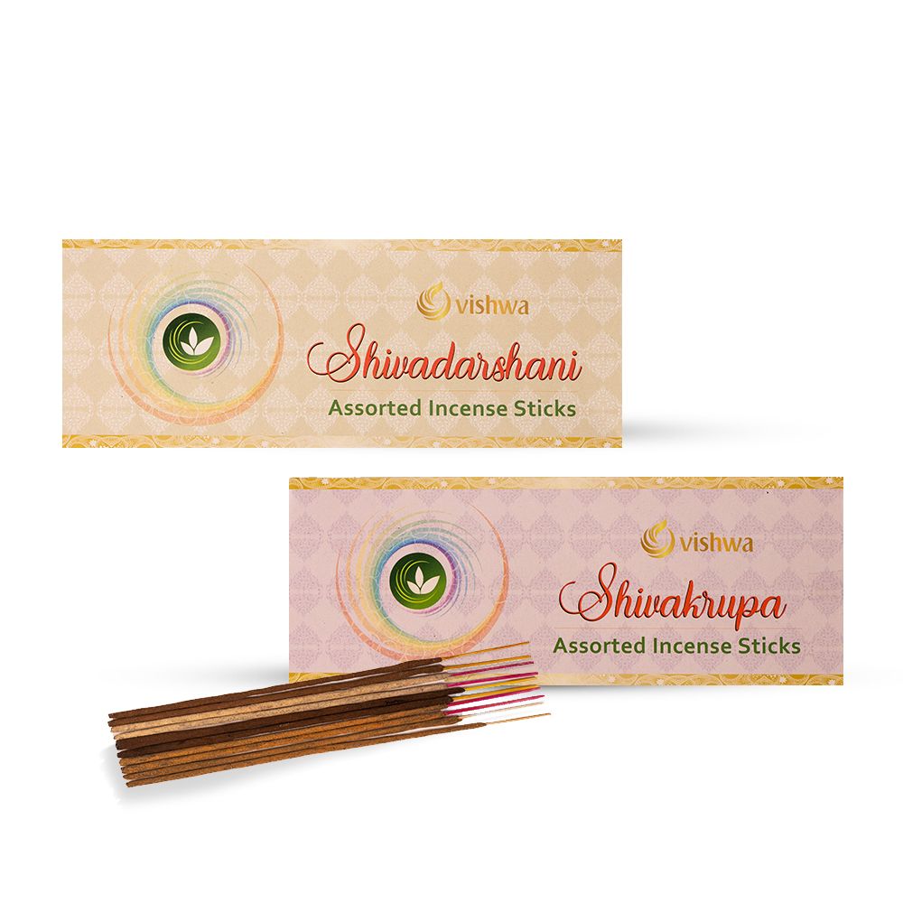 Assorted Incense Sticks Bundle - Shivadarshani + Shivakrupa 5