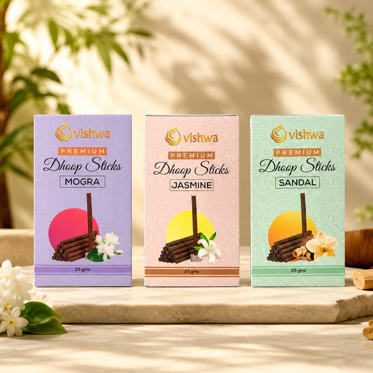 Dhoop Sticks Bundle - Prayer - ( Guggal + Sandal + Havan ) 2