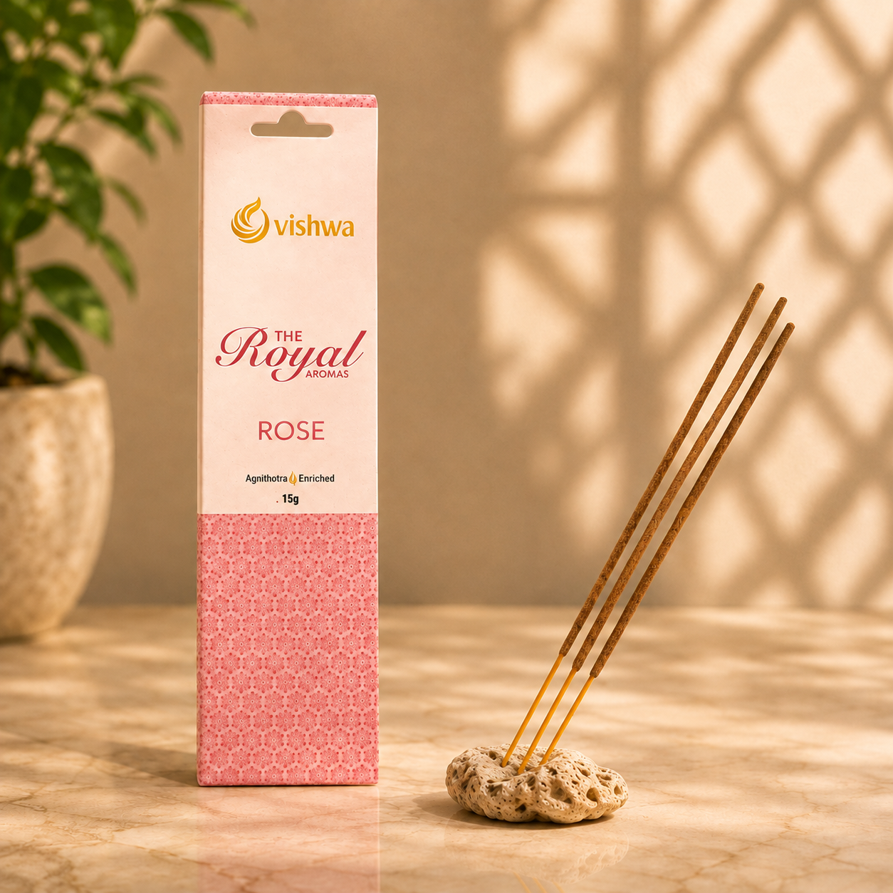 Royal Aromas Incense Sticks - Rose 4
