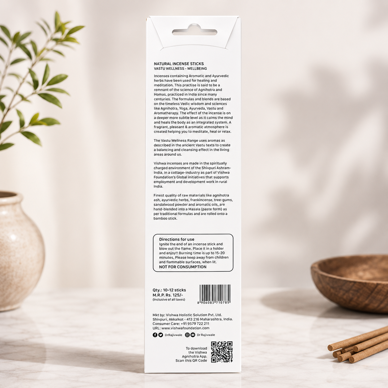 Vastu Wellness Incense Sticks - Wellbeing 2