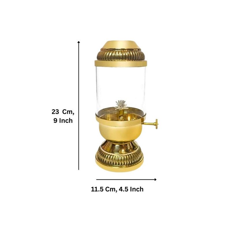 The Brass Akhand Diya 3