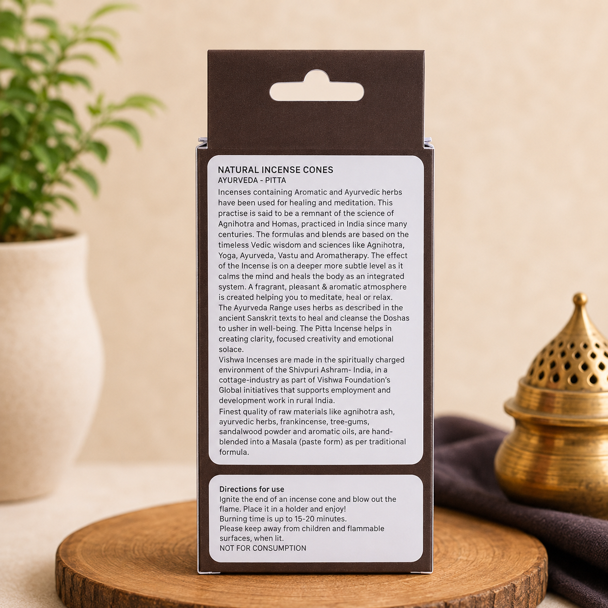 Ayurveda Incense Cones - Pitta 2