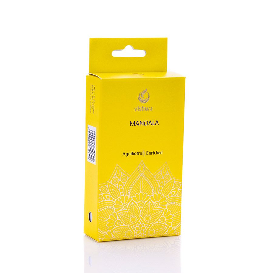 Mandala Incense Cones- Yellow 2