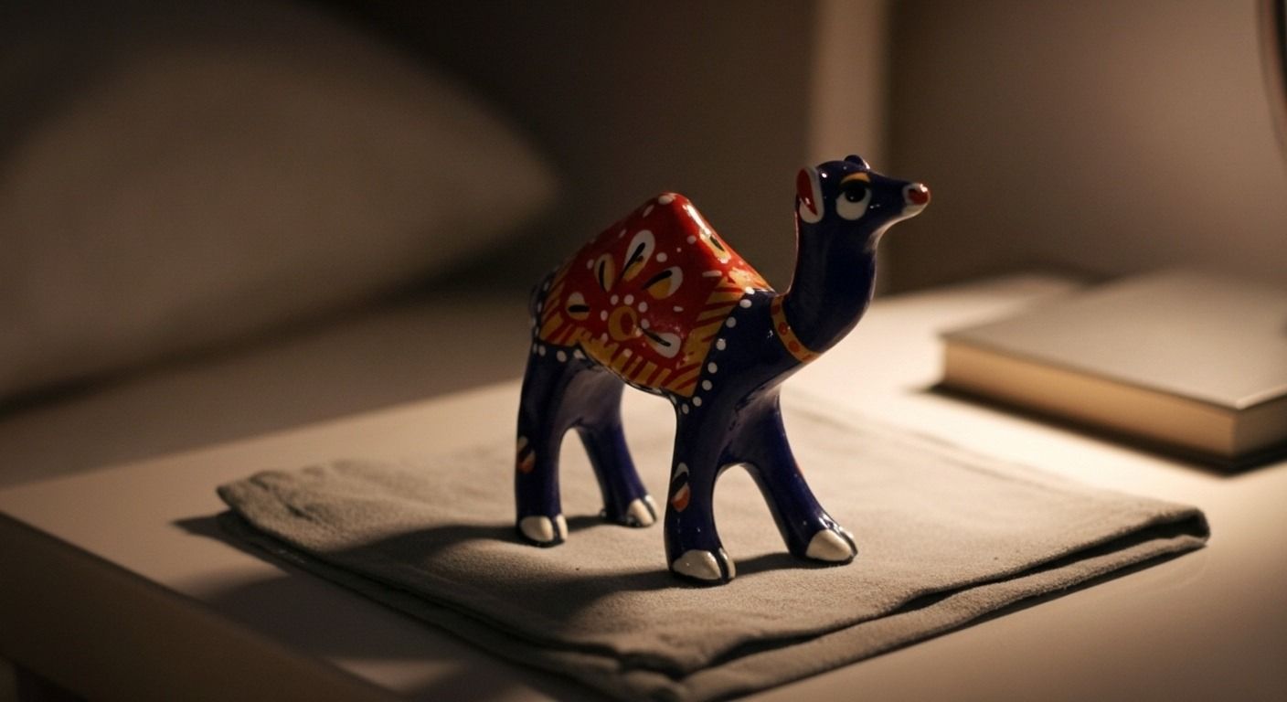 Meenakari Camel Decor Showpiece