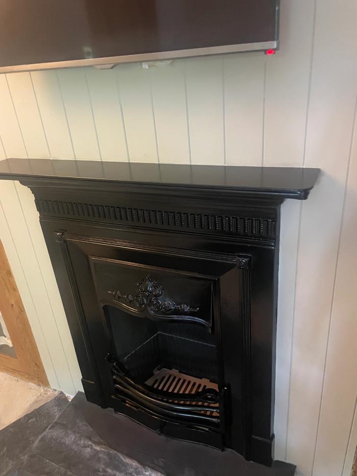 Fireplace restored