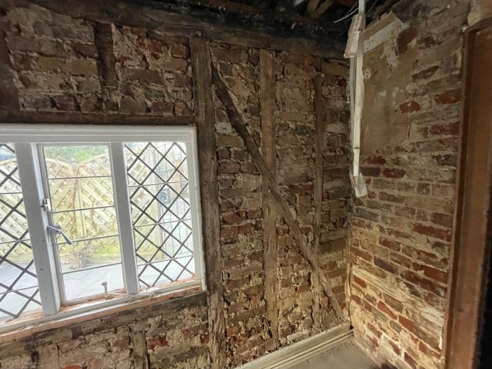 Original brickwork exposed
