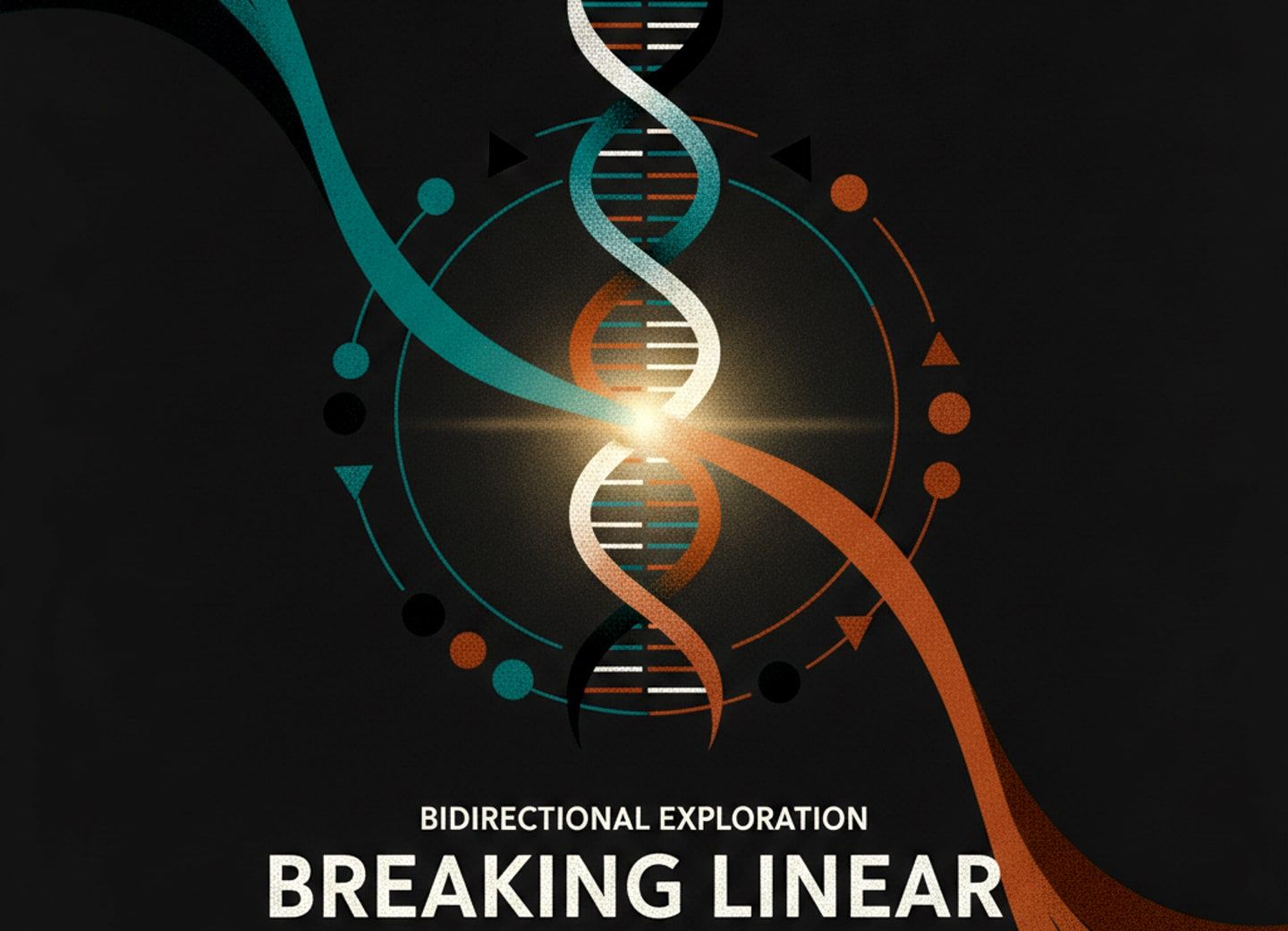 Bidirectional search threading dual pathways to reasoning breakthroughs