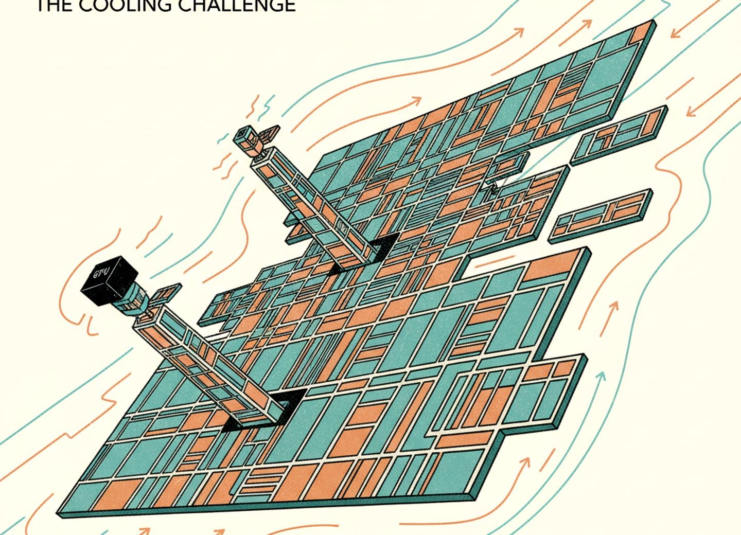 El muro de radiadores: la infraestructura de enfriamiento supera al cómputo en el espacio.