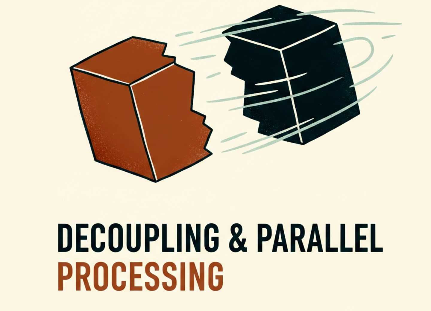 Decoupling diffusion: faster through separation
