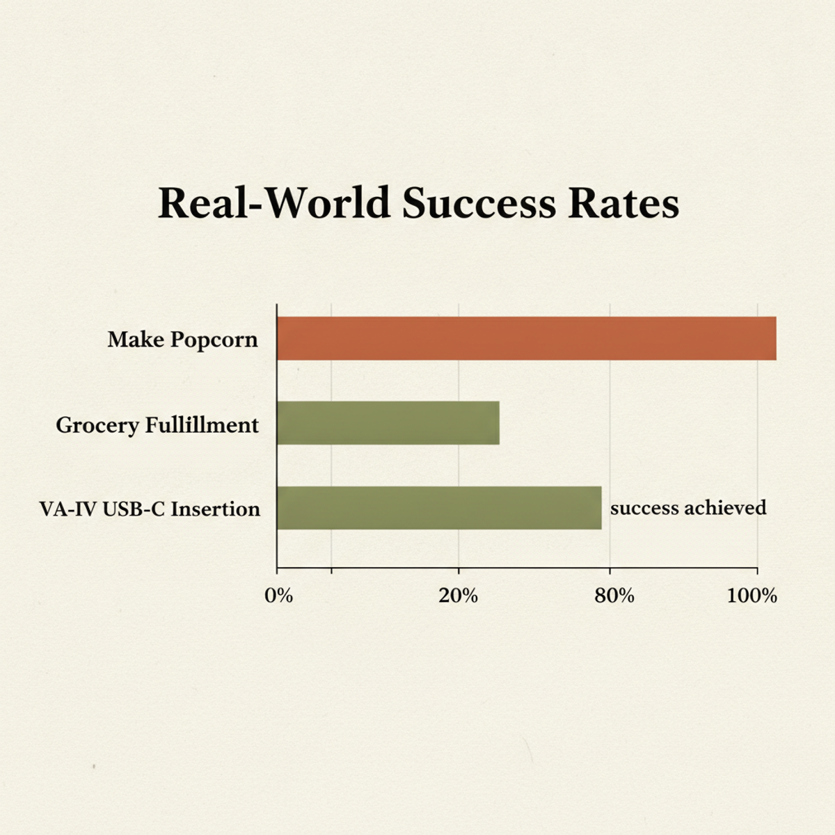 Real-world success rates for Graph-as-Policy across three Variational Automation benchmark tasks.