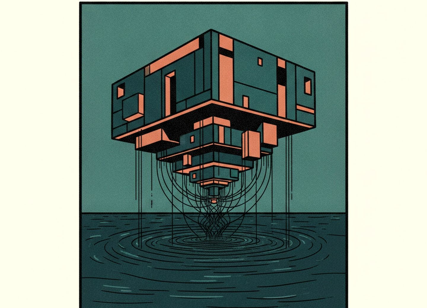 Infrastructure in limbo: Floating data center approved, but awaiting a customer to justify its existence.