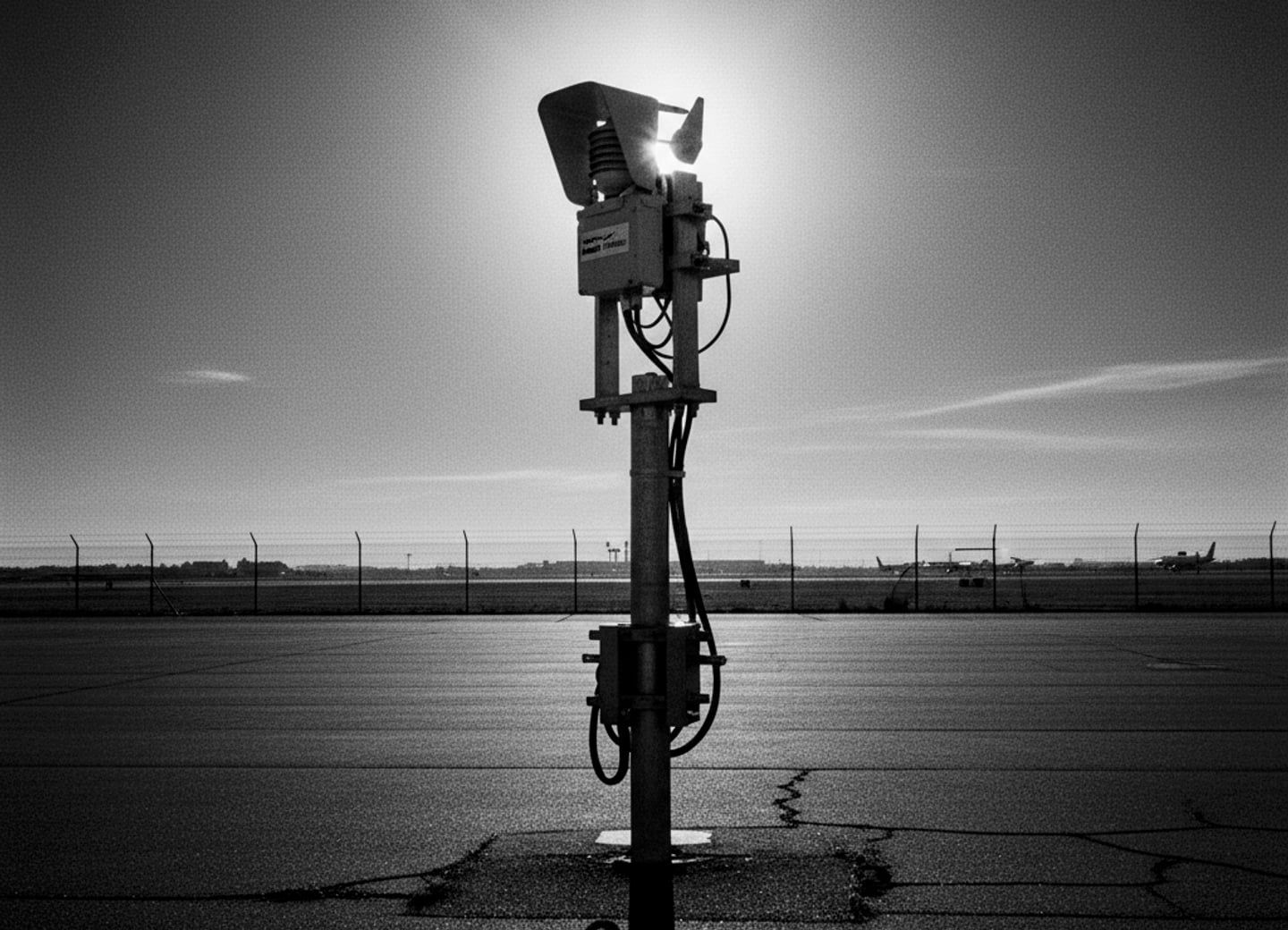 FIG. 01: Sensor meteorológico comprometido mediante una fuente de calor localizada.