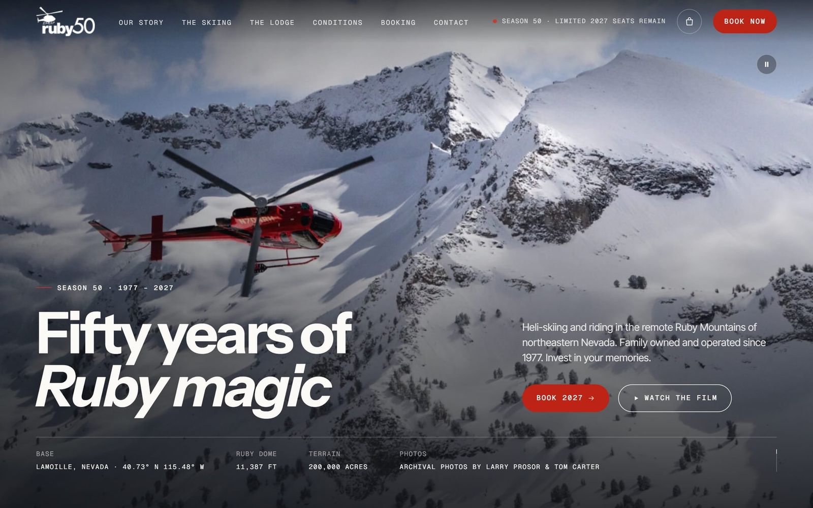 Ruby Mountain Heli website