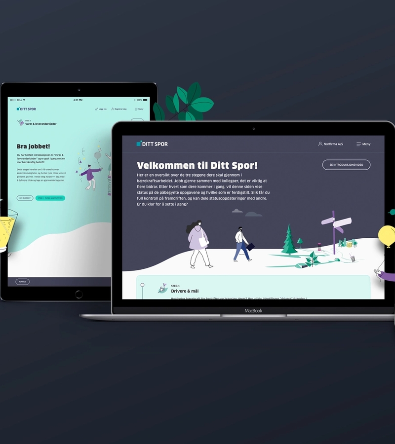 Ditt Spor – business tool for sustainable action