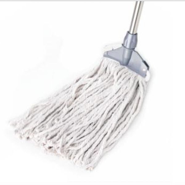 6 inch Clip and Fit Silver White mop