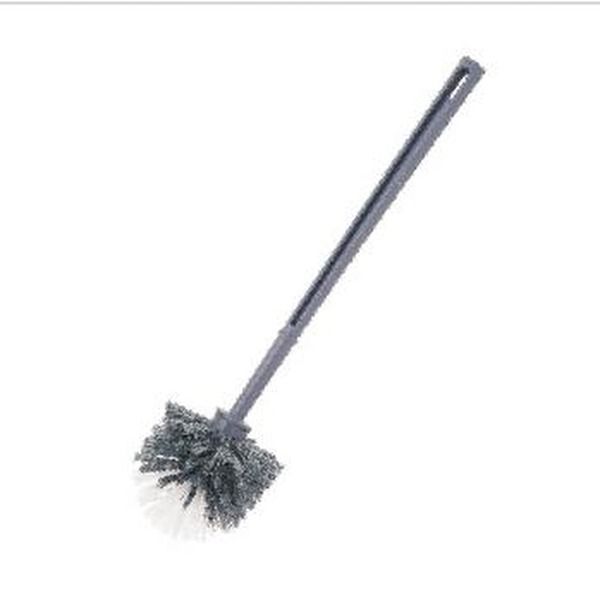 Round hockey toilet brush