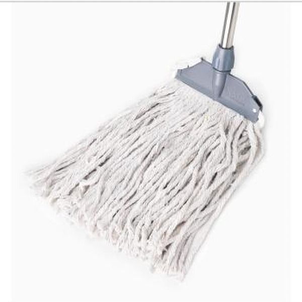 9 inch Clip and Fit Silver White mop