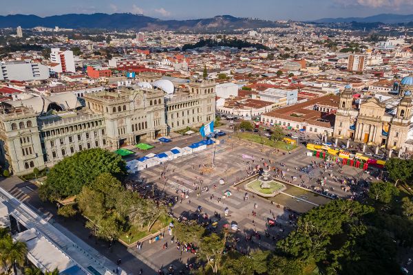 Ankunft im Trubel von Guatemala-Stadt