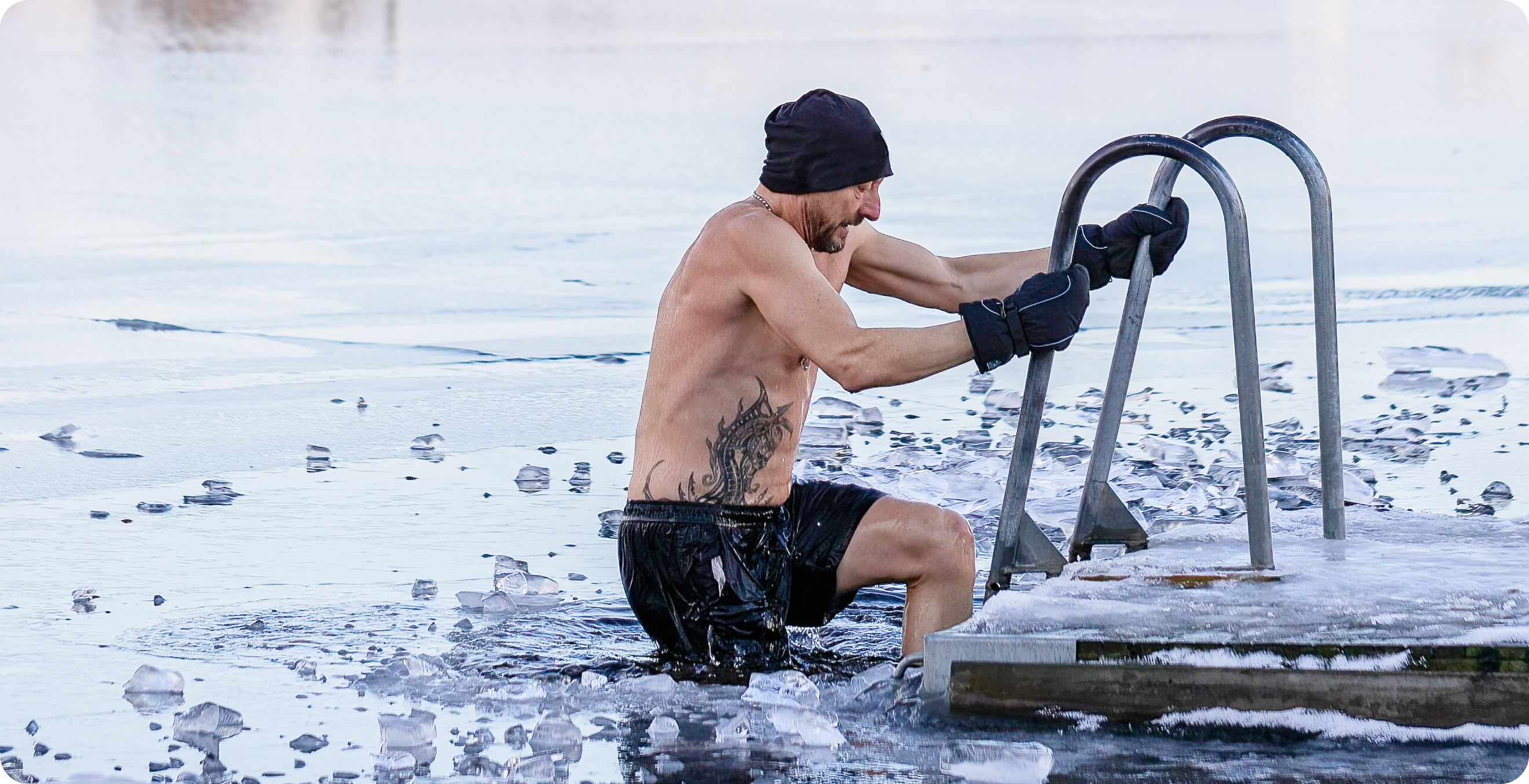 Cold weather swimming