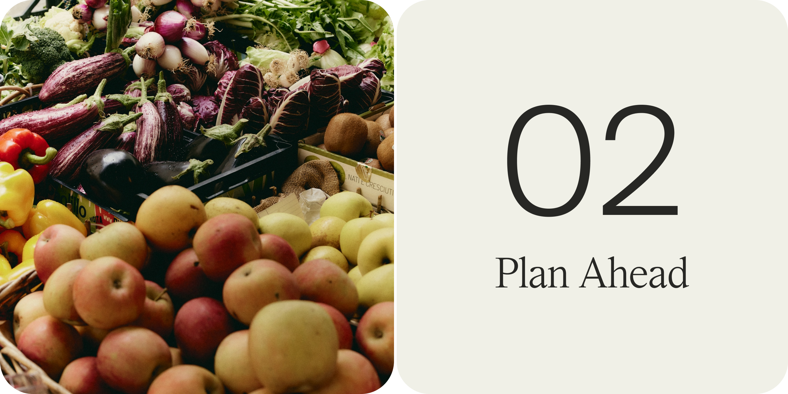 plan ahead