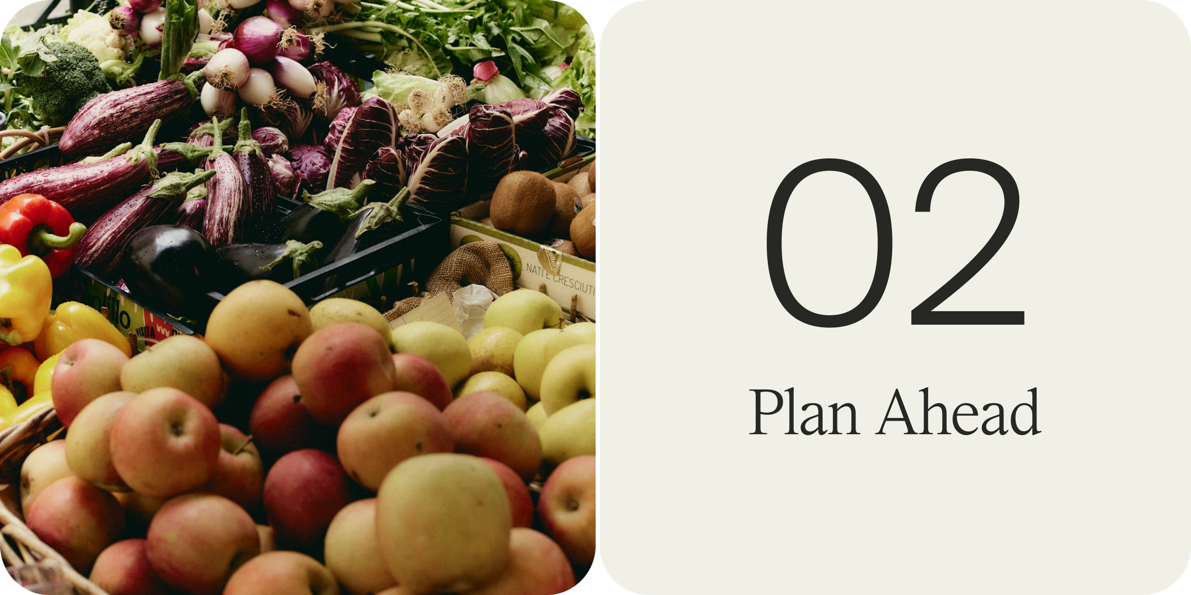 plan ahead