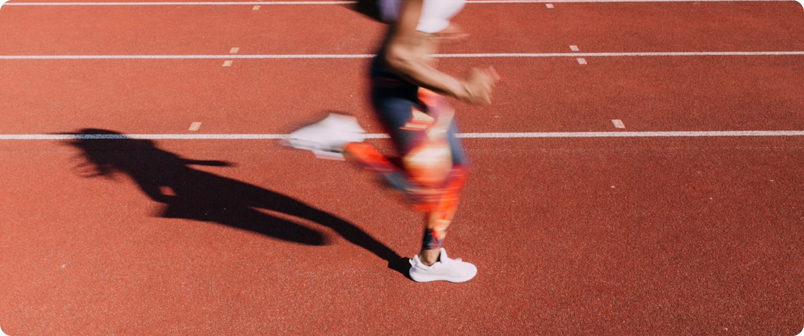 Sprinting Woman in track